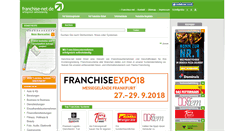 Desktop Screenshot of franchise-net.de